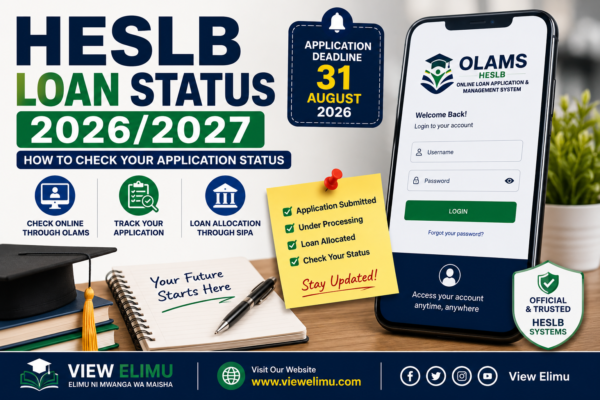 HESLB Loan Status 2026/2027 - How to Check Application Status