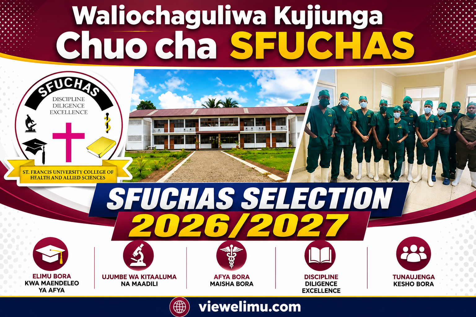 SFUCHAS Selection 2026/2027 – Selected Students