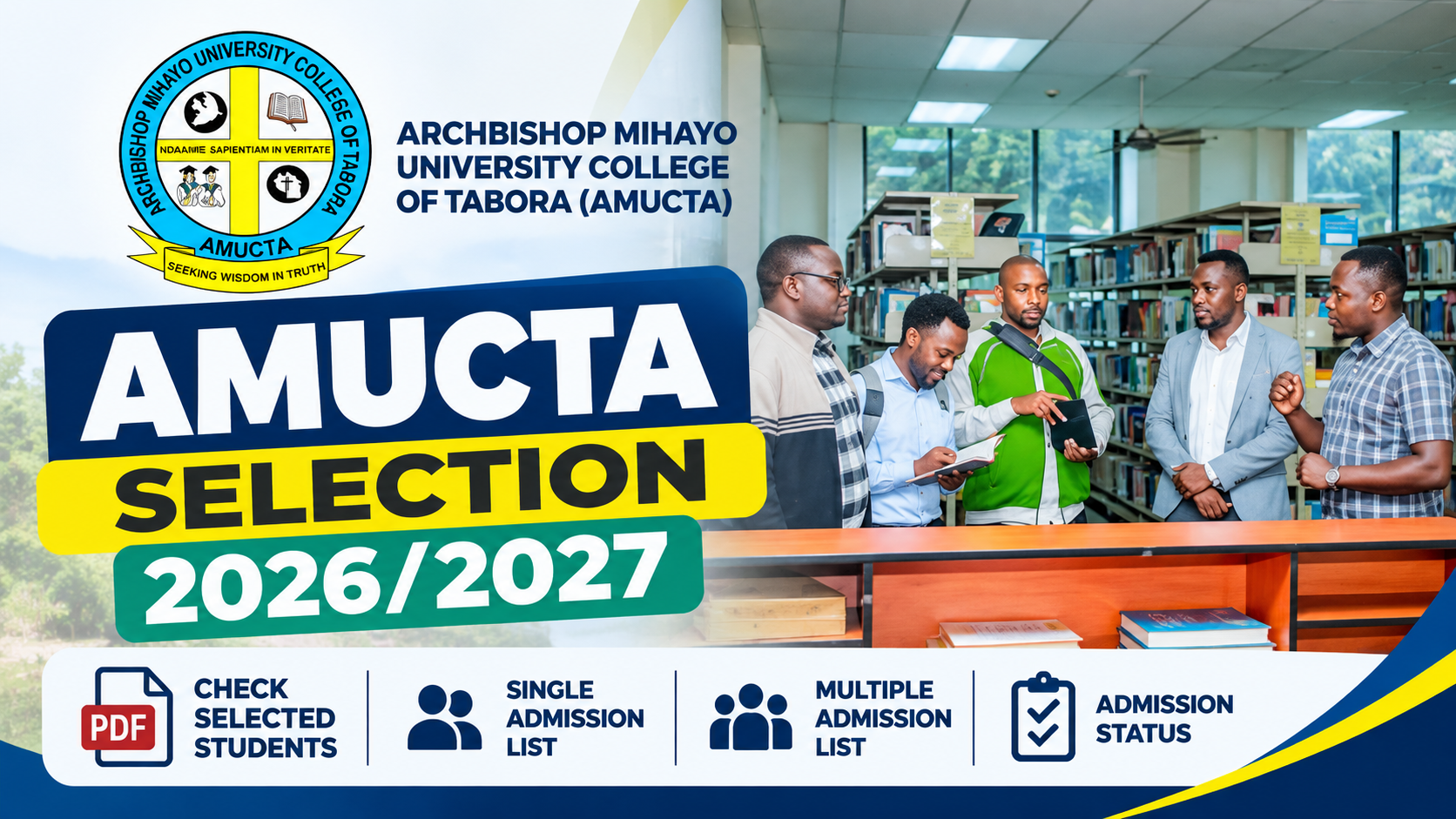 AMUCTA Selection 2026/2027 – Check Selected Students