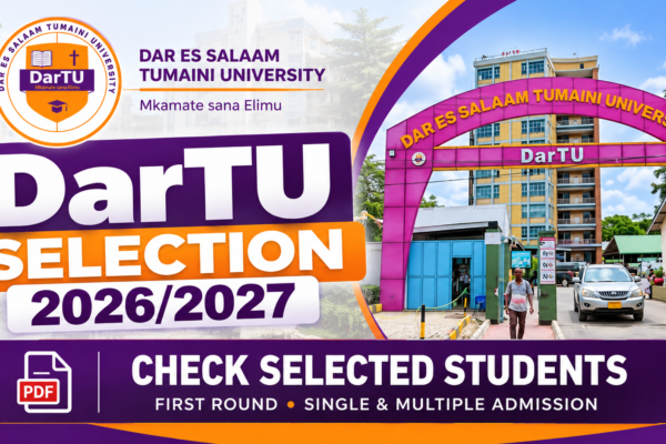 DarTU Selection 2026/2027 – Check Selected Students