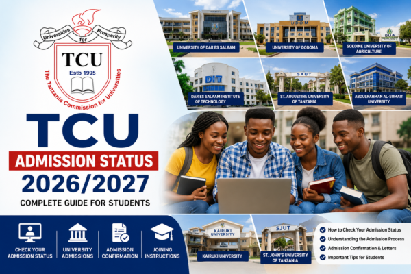 TCU Admission Status 2026/2027 – How to Check University Admission