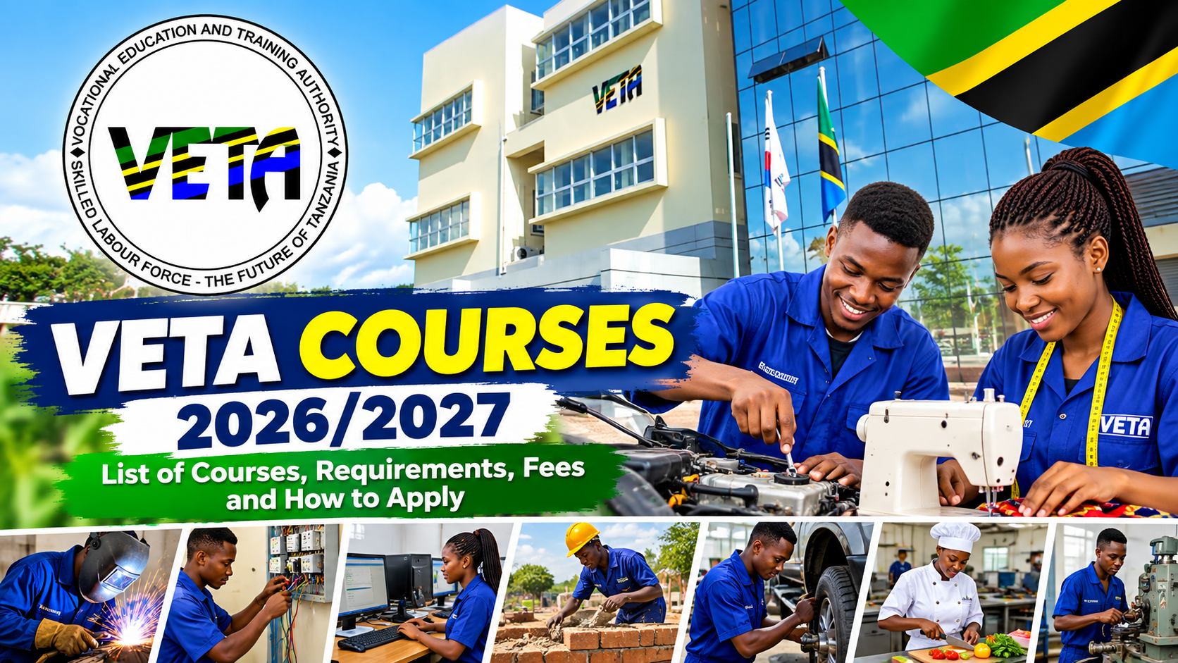 Potential VETA Courses in Tanzania 2026/2027